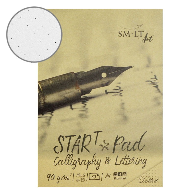 Blok SMLT STARt Calligraphy & Lettering Dotted A5, 90 g, 30 ark. 01