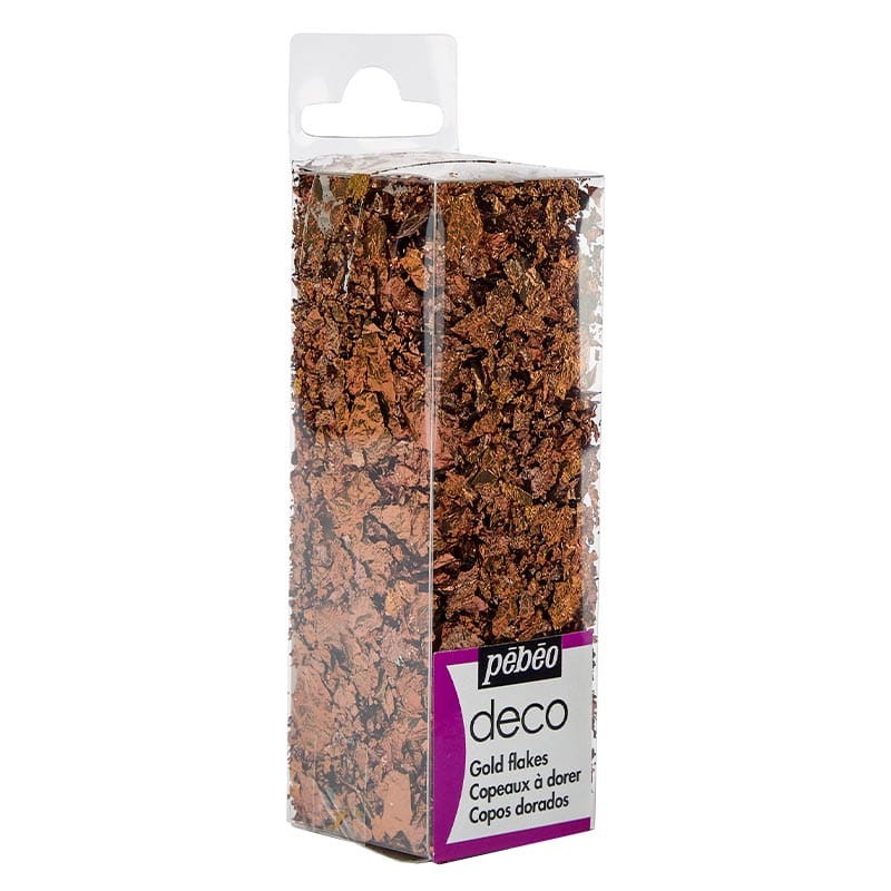 Folia-do-złoceń-w-płatkach-Pebeo-Deco-Gold-Flakes-Red-brown-02