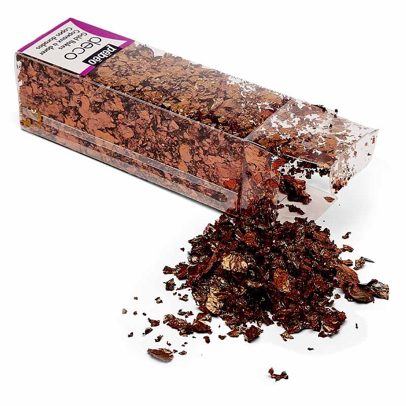 Folia-do-złoceń-w-płatkach-Pebeo-Deco-Gold-Flakes-Red-brown-03
