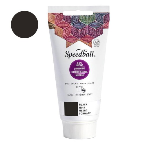 Farba graficzna do tkanin Speedball 75 ml Black