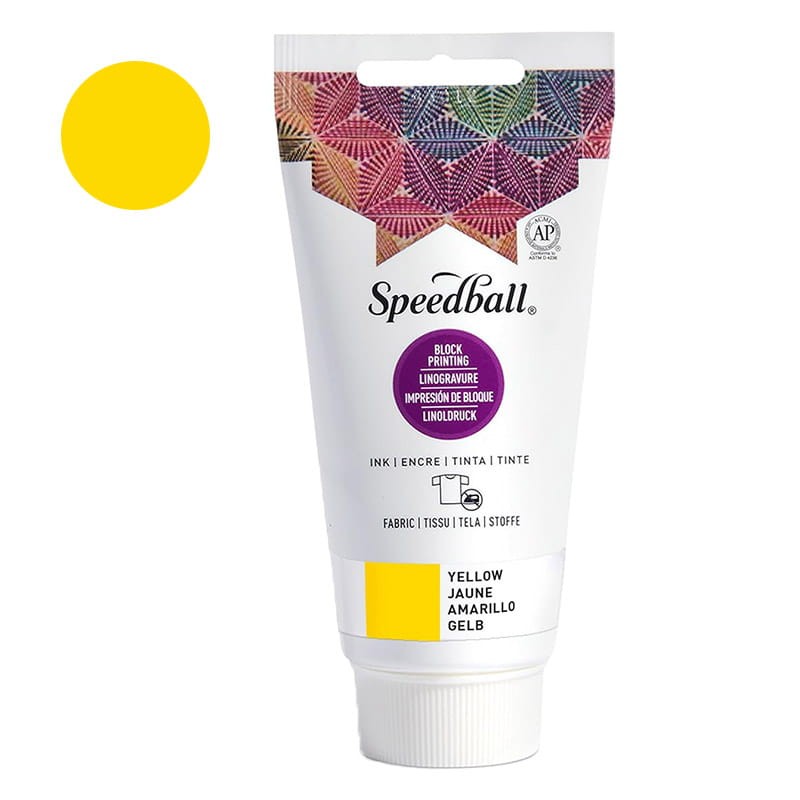 Farba graficzna do tkanin Speedball 75 ml Yellow