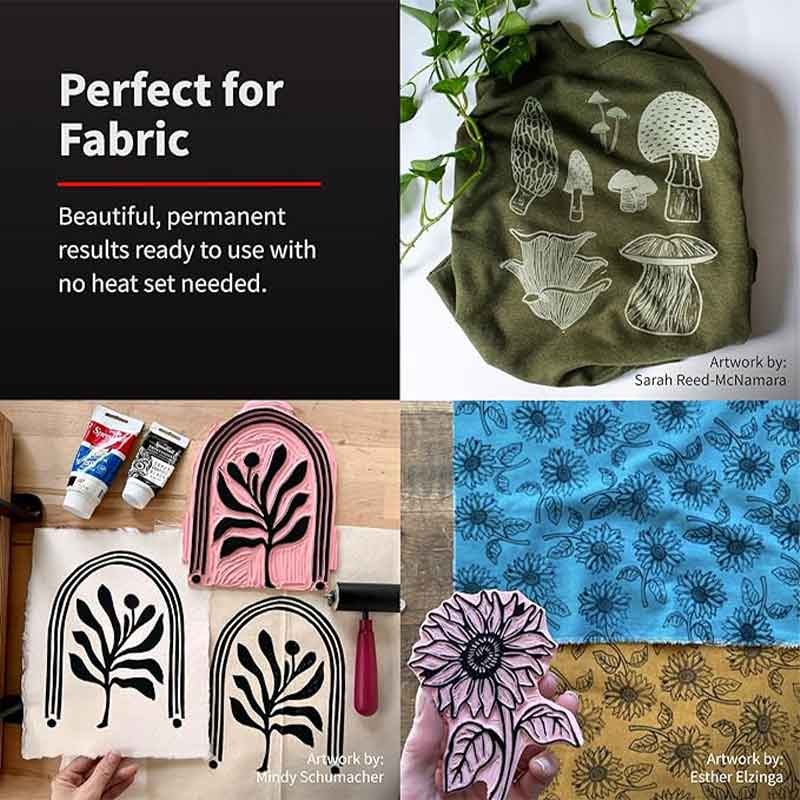 Farba graficzna do tkanin Speedball 75 ml Metallic Silver 04