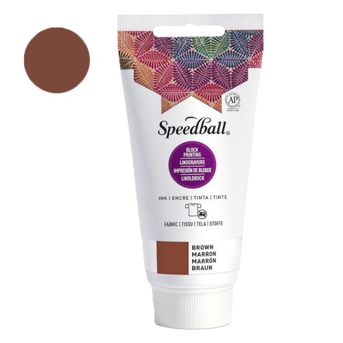 Farba graficzna do tkanin Speedball 75 ml Brown