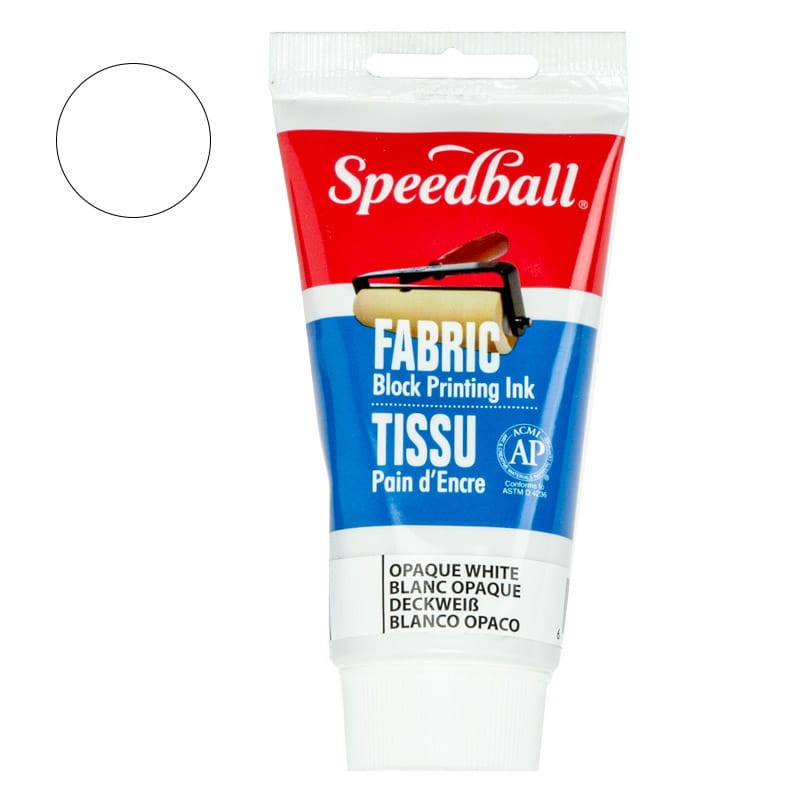 Farba graficzna do tkanin Speedball 75 ml Opaque White