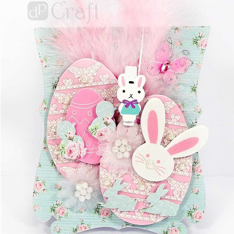 Dziurkacz ozdobny dpCraft 1.6 cm królik 04