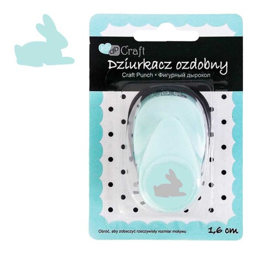 Dziurkacz ozdobny do papieru dpCraft 1.6 cm - królik