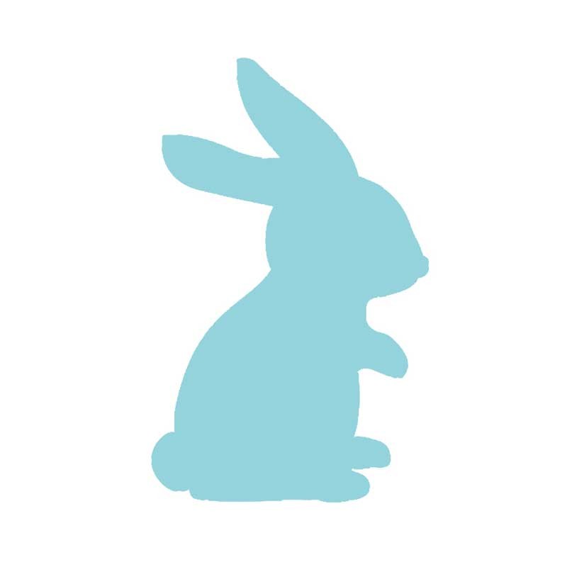 Dziurkacz ozdobny do papieru i pianki dpCraft 3.8 cm zając 03