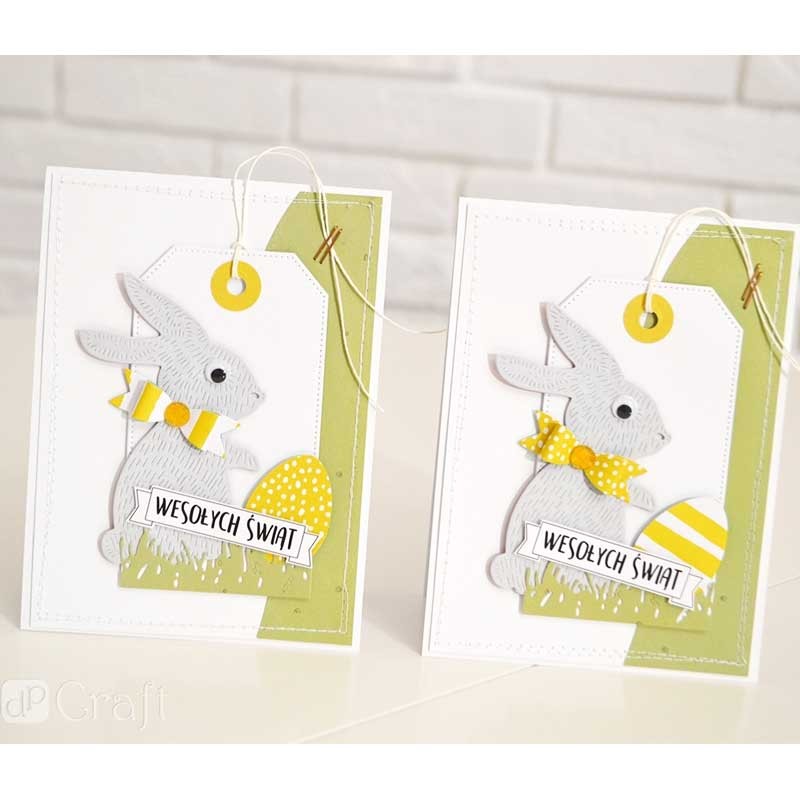 Dziurkacz ozdobny do papieru i pianki dpCraft 3.8 cm zając 05