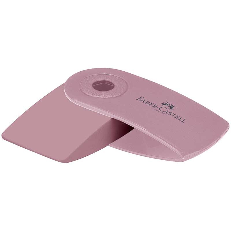 Gumka do ścierania Faber-Castell Sleeve Mini różowa 02