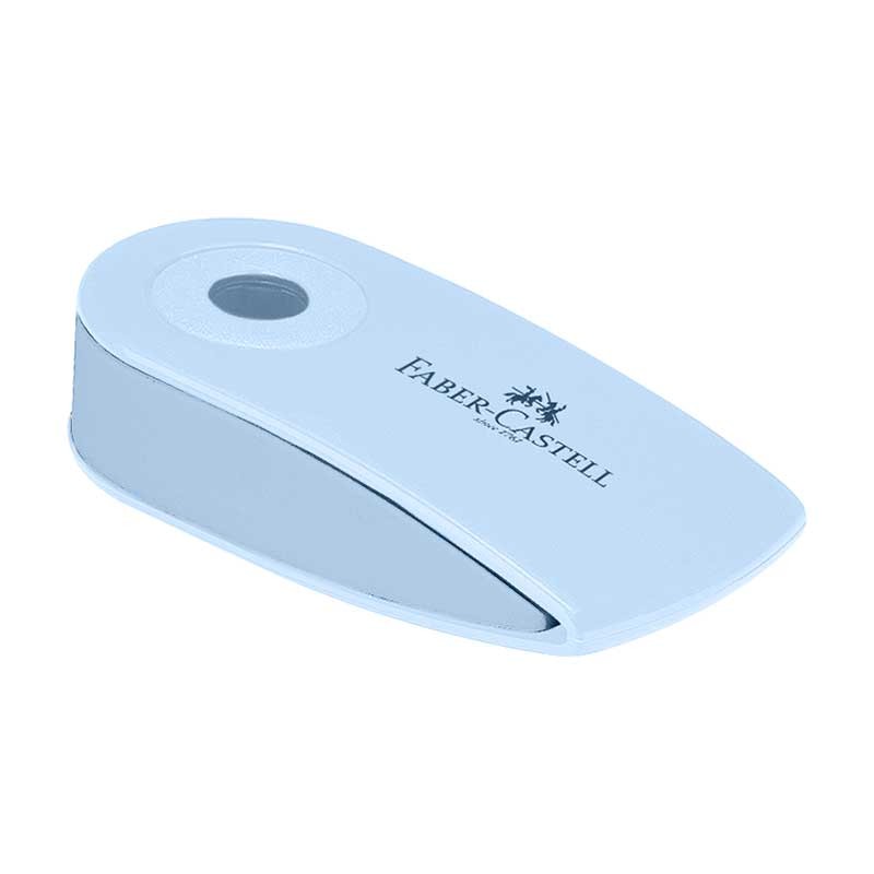 Gumka do ścierania Faber-Castell Sleeve Mini błękitna 01