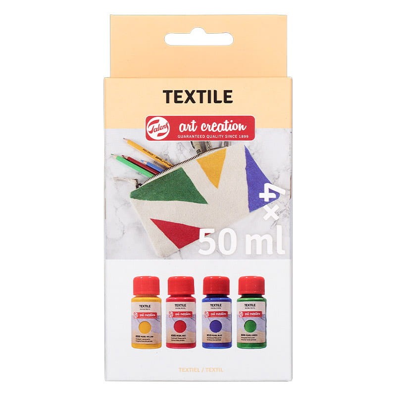 Farby-do-tkanin-zestaw-Textile-Set-Art-Creation-4x50-ml-Pearl