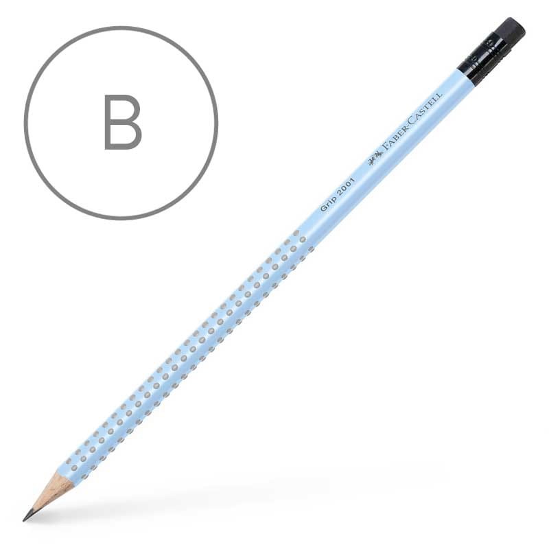 Ołówek-GRIP-2001-z-gumką-B-Sky-blue-Faber-Castell-01