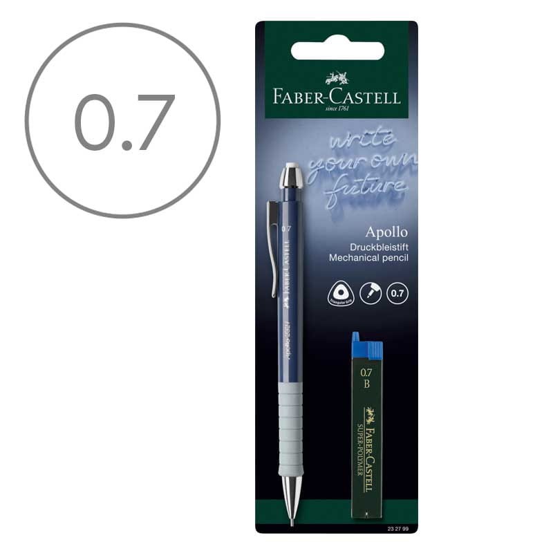 Ołówek-automatyczny-Apollo-0,7-Granat+wkład-Faber-Castell-000