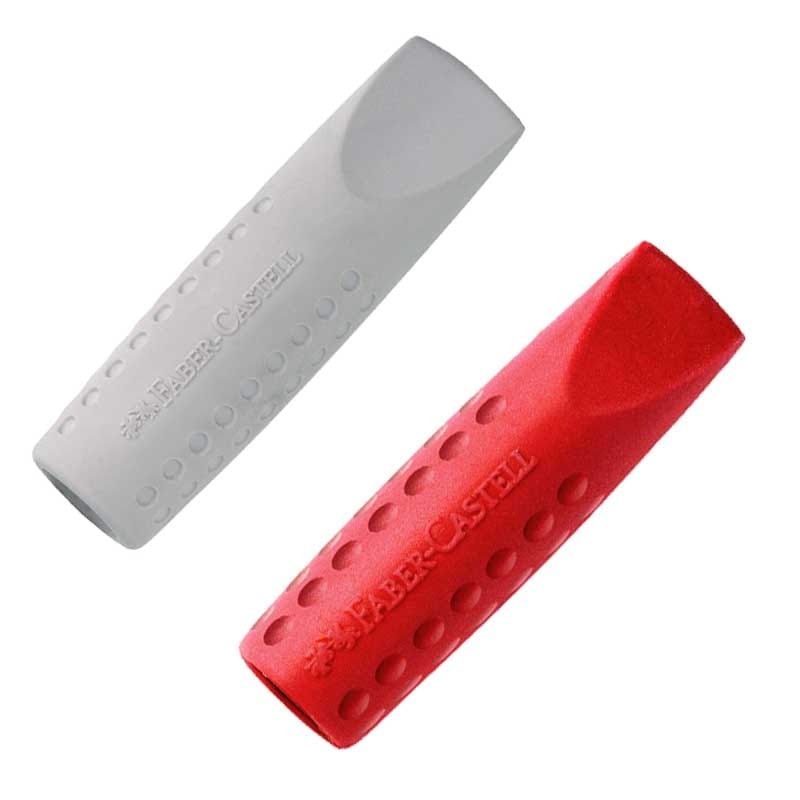 Nakładka-gumka-Grip-2001-Faber-Castell-2-szt-czerwona-szara-01