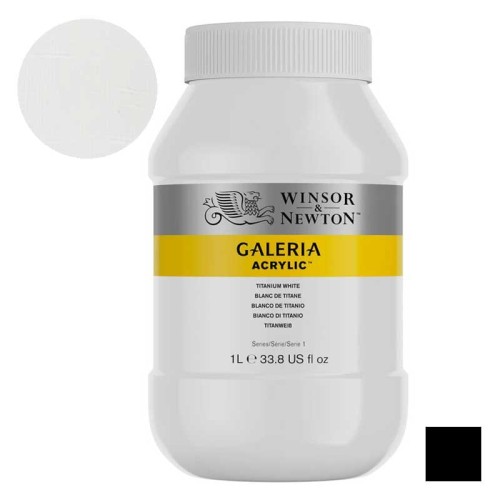 Farba akrylowa Galeria Winsor & Newton 1L - 644 Titanium white