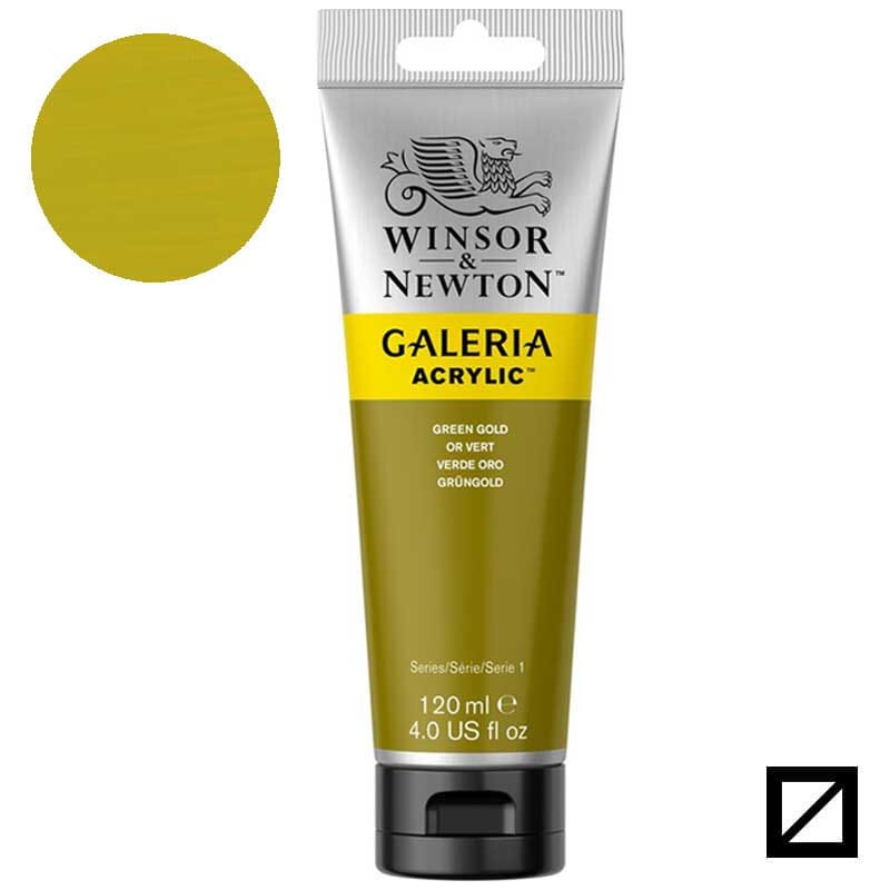 Farba akrylowa Galeria Winsor & Newton 120 ml 294 Green Gold 01
