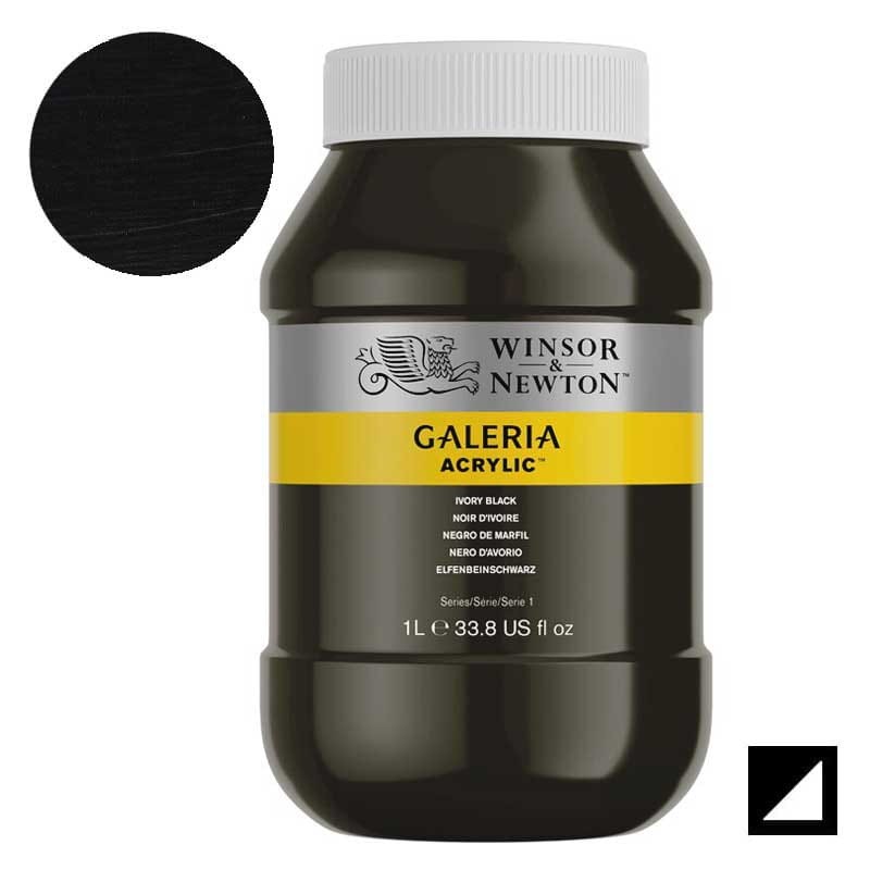 Farba-akrylowa-GALERIA-1L-331-Ivory-black-Winsor-&-Newton-01