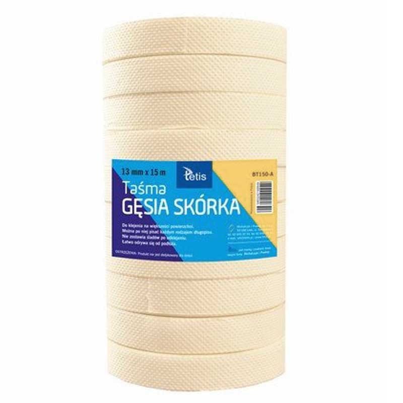 Taśma klejąca gęsia skórka Tetis 13 mm x 15 m 02