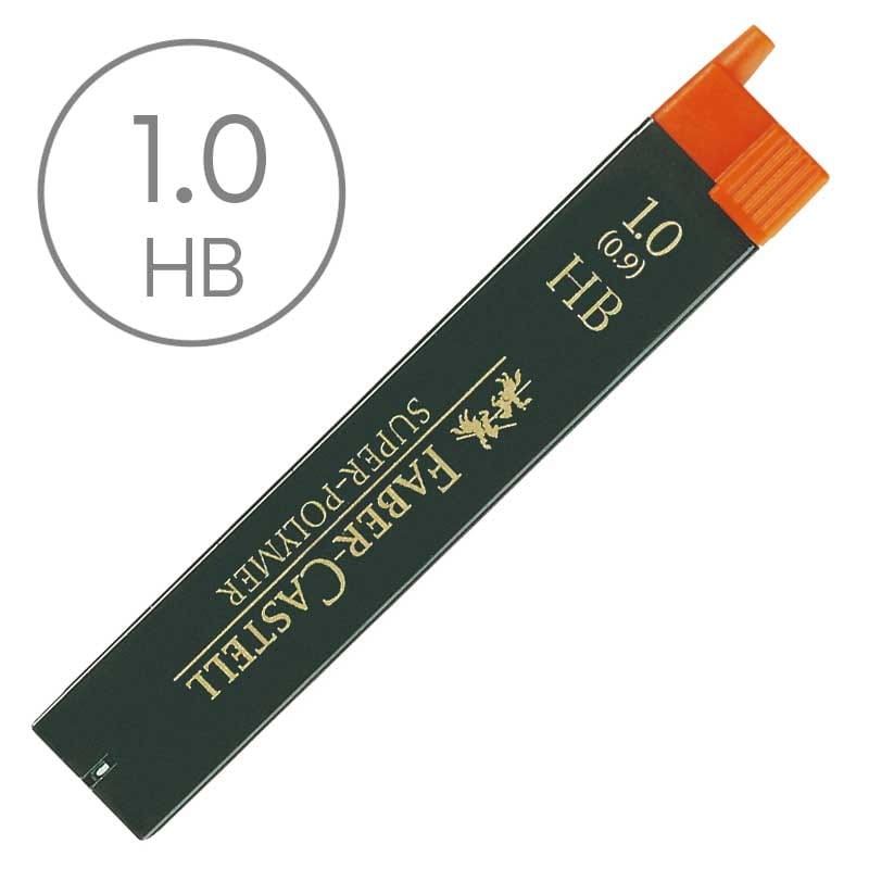 Wkłady-grafitowe-do-ołówka-Faber-Castell-Super-Polymer-1.0-(0.9-mm)-HB-01