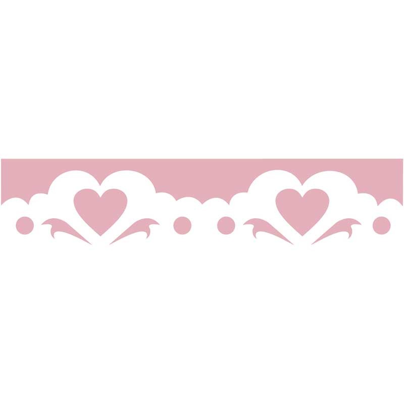 Dziurkacz brzegowy 4 cm dpCraft serca 02