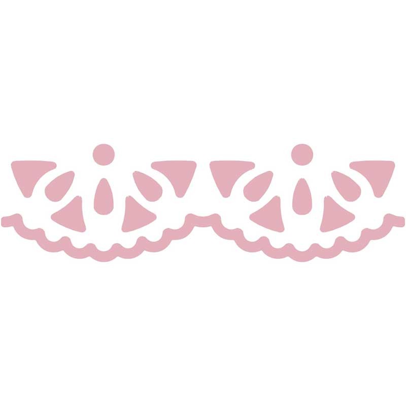 Dziurkacz ozdobny brzegowy do papieru 4 cm dpCraft brylant 02