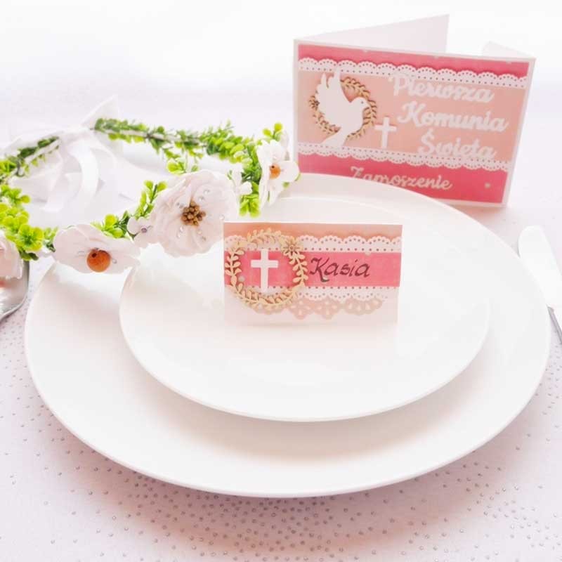 Dziurkacz ozdobny brzegowy do papieru 4 cm dpCraft koronka 04