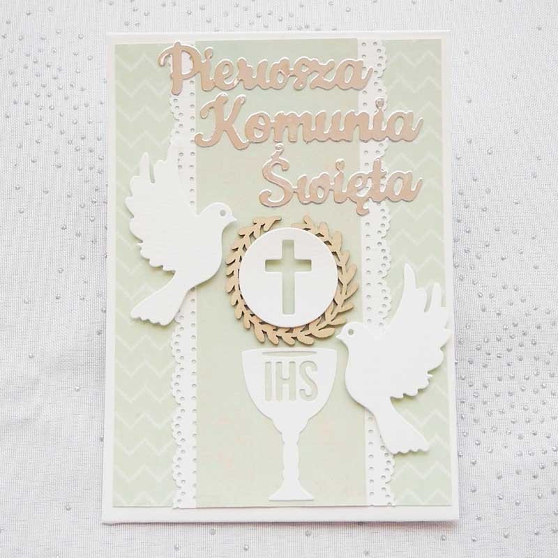 Dziurkacz ozdobny brzegowy do papieru 4 cm dpCraft koronka 06