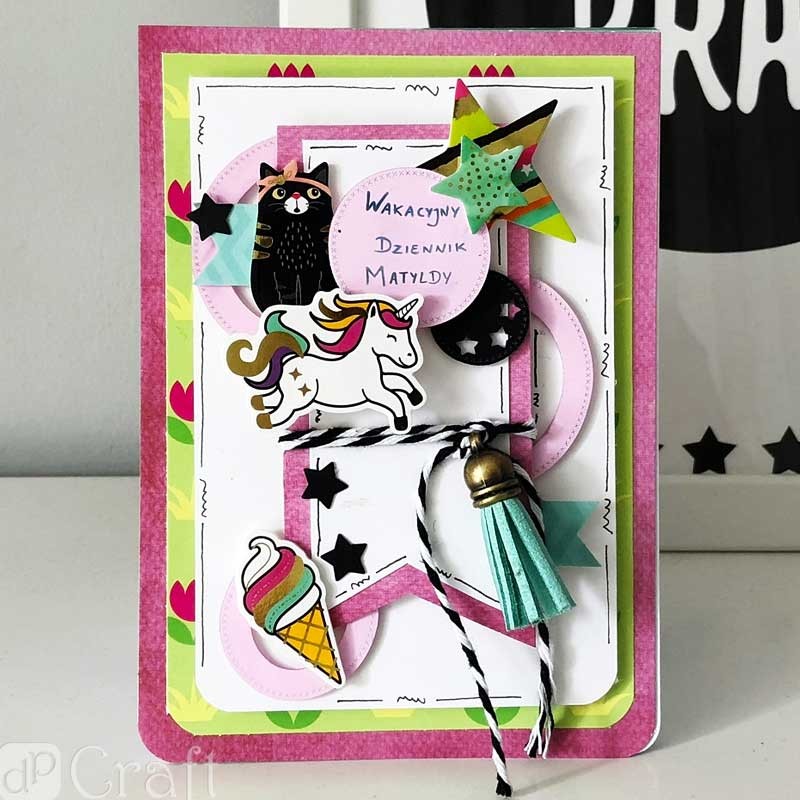 Dziurkacz ozdobny narożnikowy do papieru dpCraft 2.5 cm zaokrąglacz 03