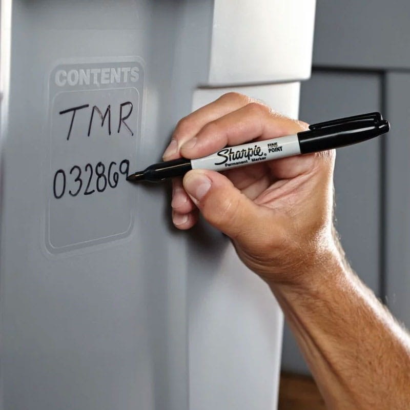 Marker permanentny dwustronny Sharpie Twin Tip czerwony 04