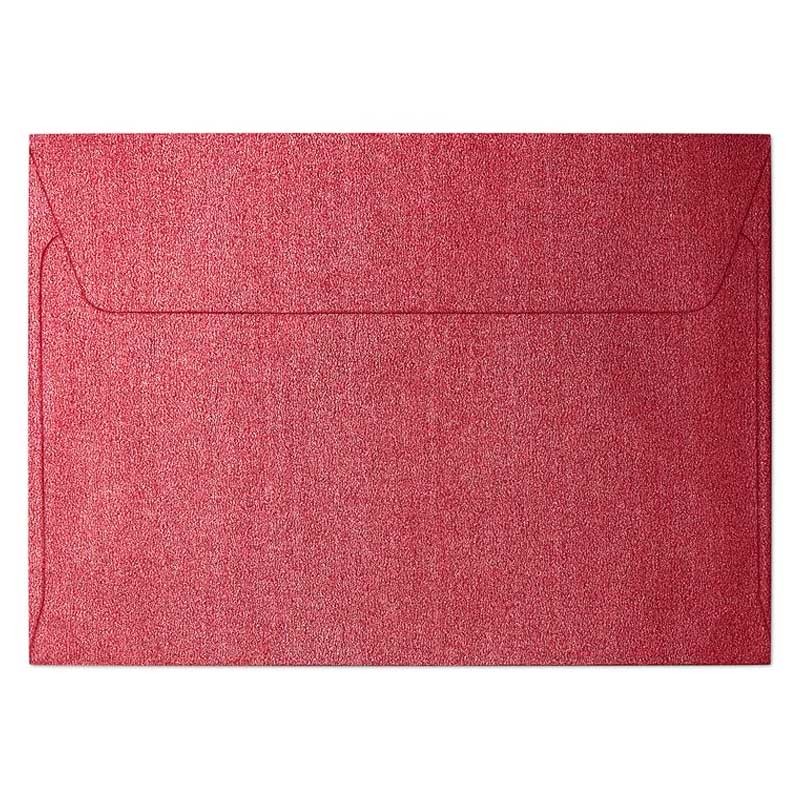 Koperta C6 120 g Pearl czerwona 10 szt. 01