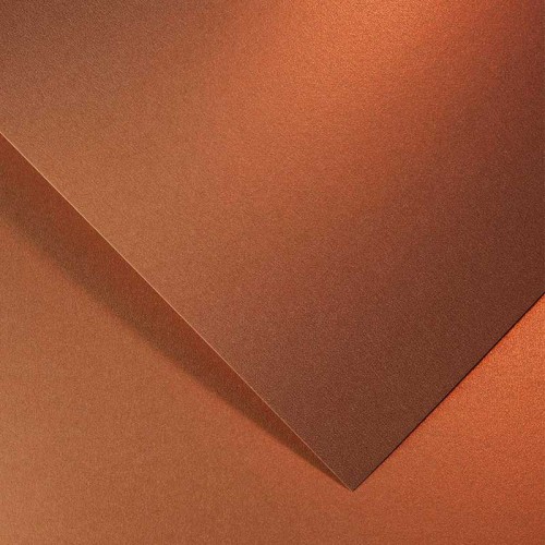 Papier ozdobny metalizowany Millenium miedziany - A4, 220 g, 20 ark.