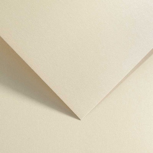Papier ozdobny metalizowany Iceland kremowy - A4, 220 g, 20 ark.