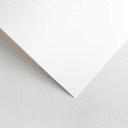Papier ozdobny płótno biały - A4, 120 g, 50 szt.