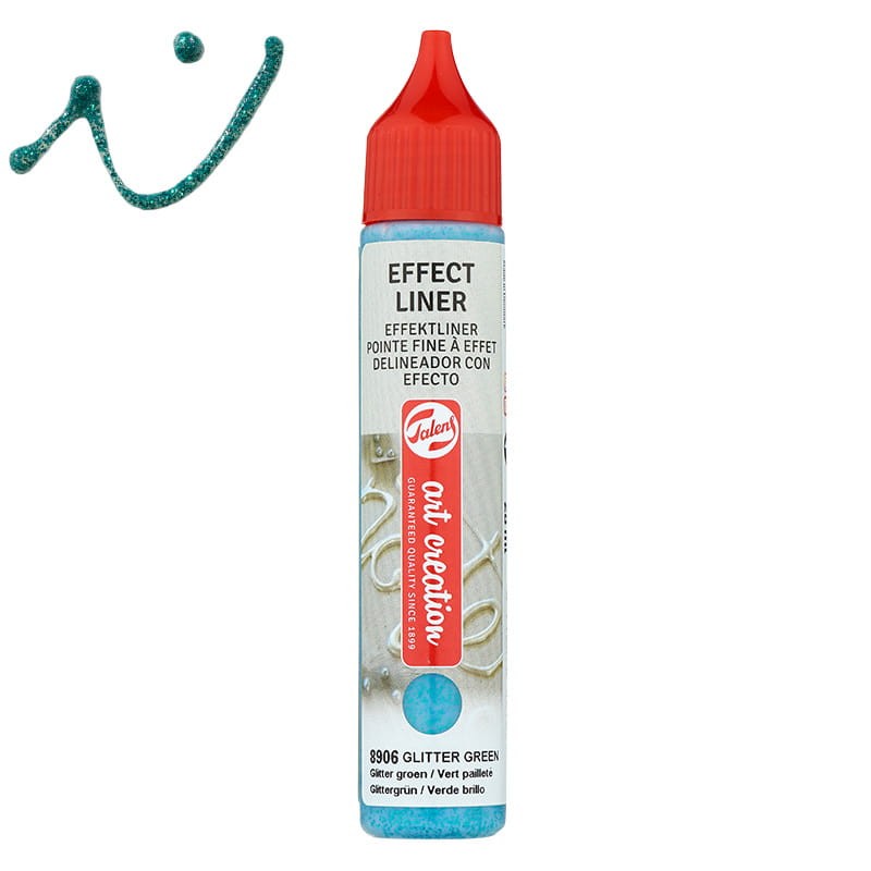 farba-strukturalna-relief-effect-liner-art-creation-glitter-green