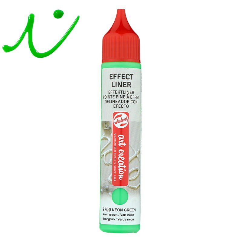 farba-strukturalna-relief-effect-liner-art-creation-neon-green