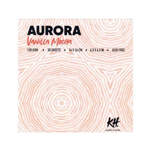 Szkicownik Aurora Vanilla Mocha - 16 x 16 cm, 120 g, 30 ark.