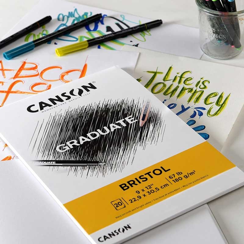 Blok Canson Graduate Bristol A4 180 g 20 ark. 03