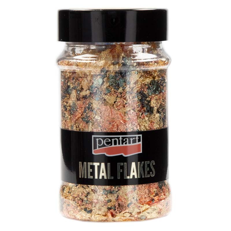 Pentart-Folia-w-płatkach-100-ml-miedż-zielen-00