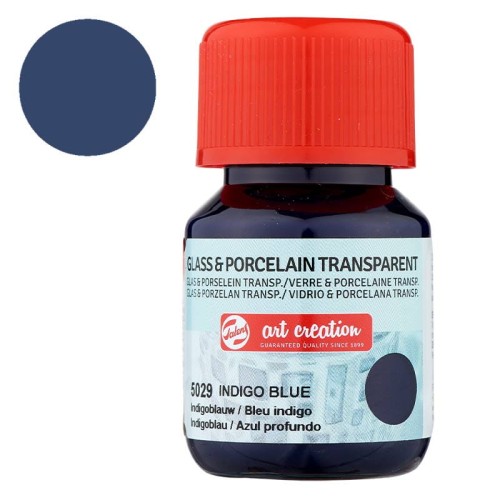 Farba do szkła i porcelany  Art Creation Glass & Porcelain Transparent 30 ml - 5029 Indigo blue