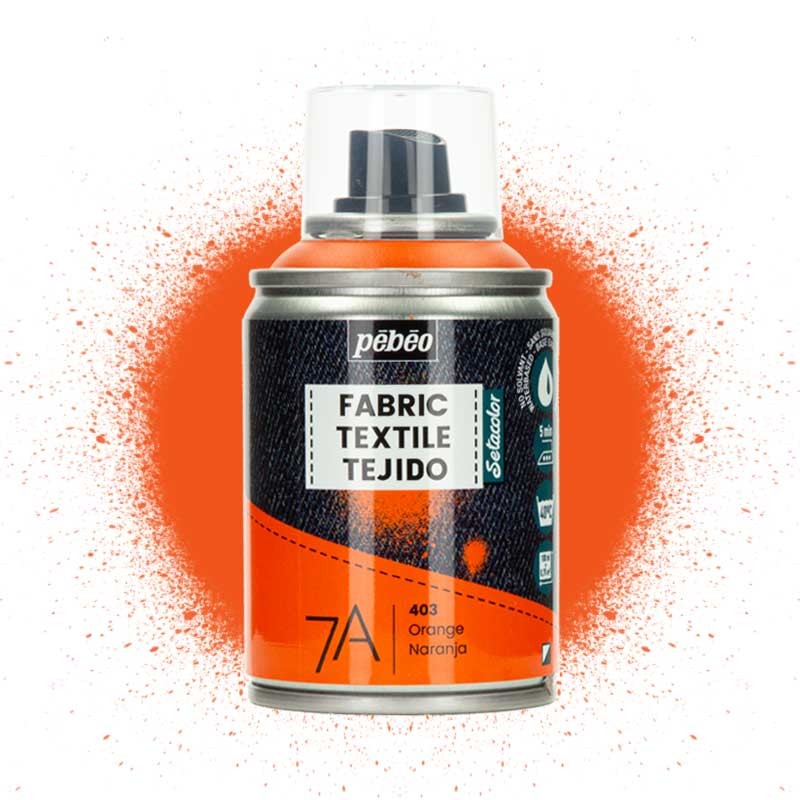 Farba do tkanin spray Pebeo Setacolor 7A 100 ml 403 Orange 01