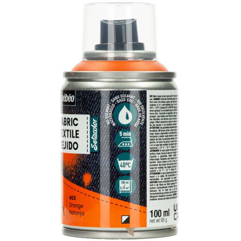 Farba do tkanin spray Pebeo Setacolor 7A 100 ml 403 Orange 02