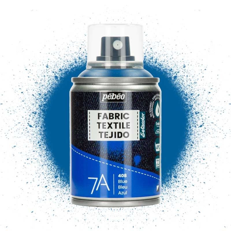Farba do tkanin spray Pebeo Setacolor 7A 100 ml 408 Blue 01