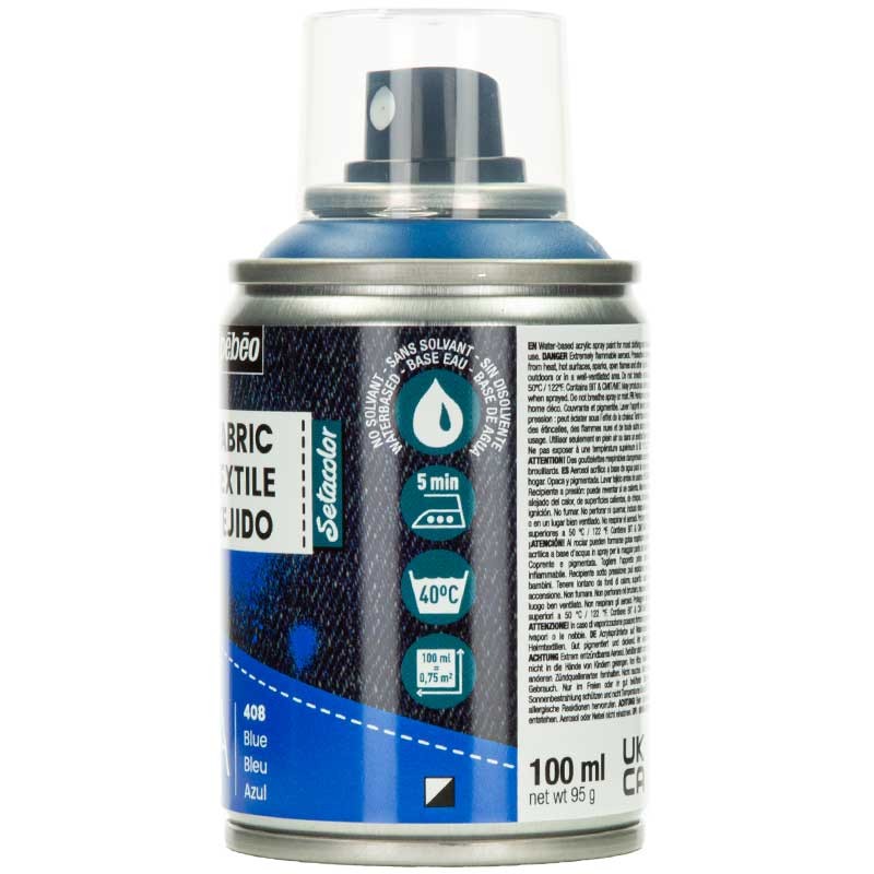 Farba do tkanin spray Pebeo Setacolor 7A 100 ml 408 Blue 02