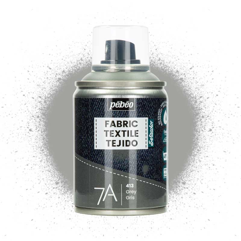 Farba do tkanin spray Pebeo Setacolor 7A 100 ml 413 Light Grey 01