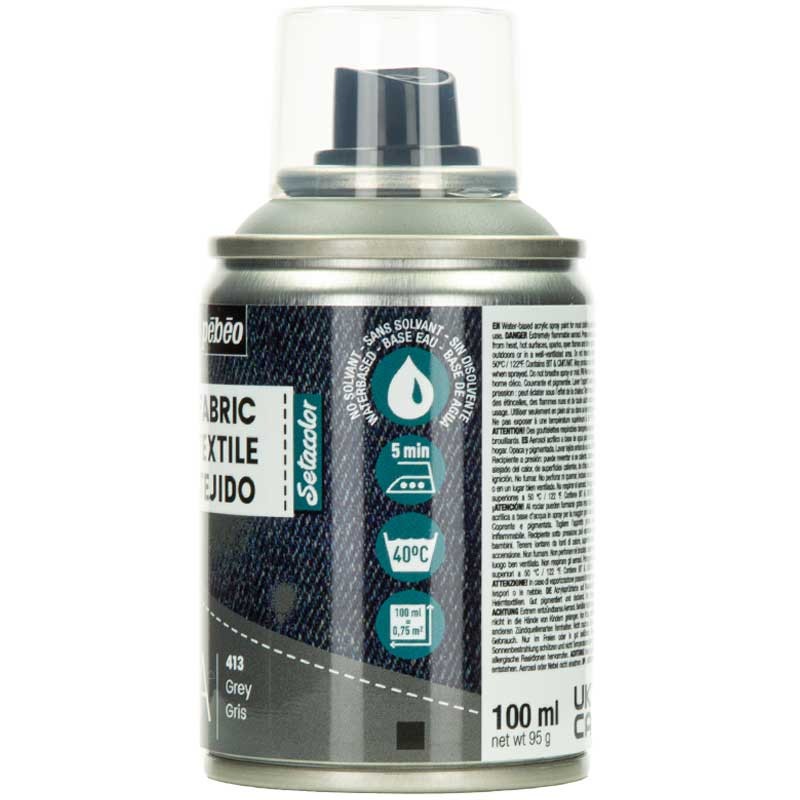 Farba do tkanin spray Pebeo Setacolor 7A 100 ml 413 Light Grey 02