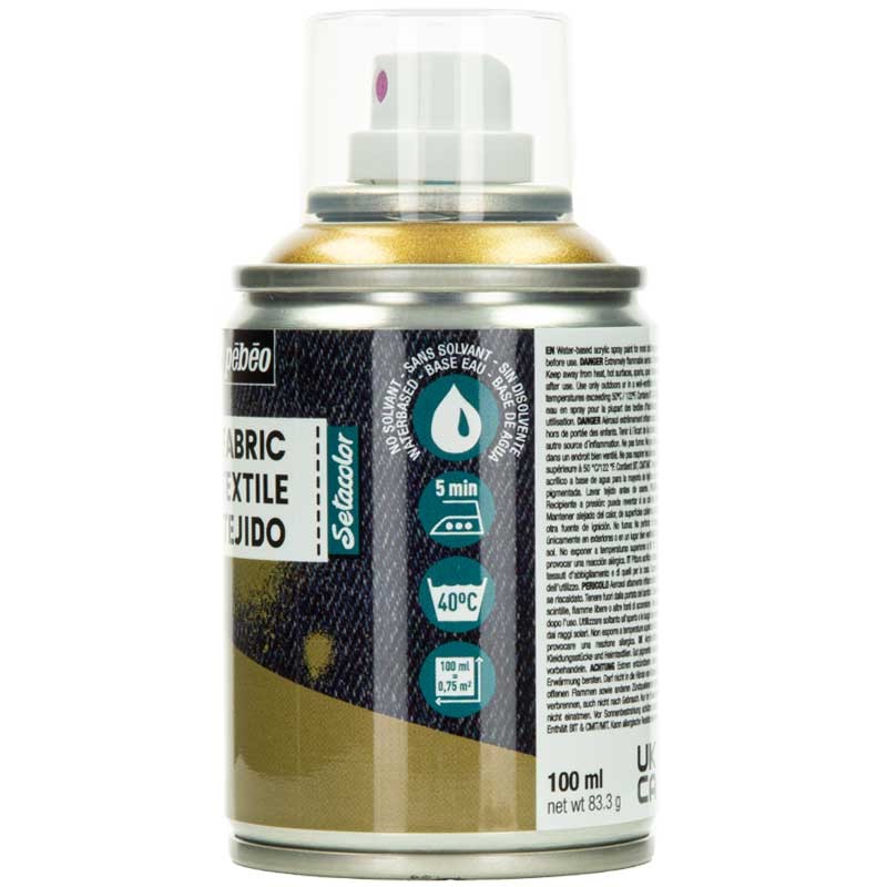 Farba do tkanin spray Pebeo Setacolor 7A 100 ml 431 Gold 02
