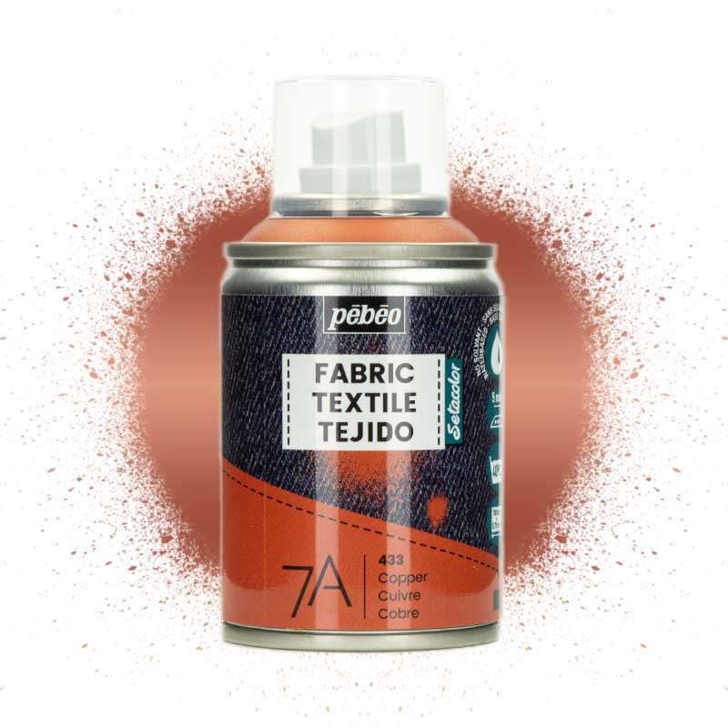 Farba do tkanin spray Pebeo Setacolor 7A 100 ml 433 Copper 01