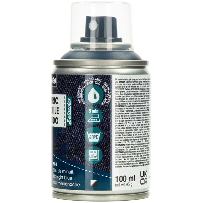 Farba do tkanin spray Pebeo Setacolor 7A 100 ml 504 Midnight blue 02