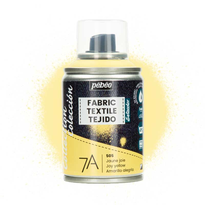 Farba do tkanin spray Pebeo Setacolor 7A 100 ml 505 joy yellow 01