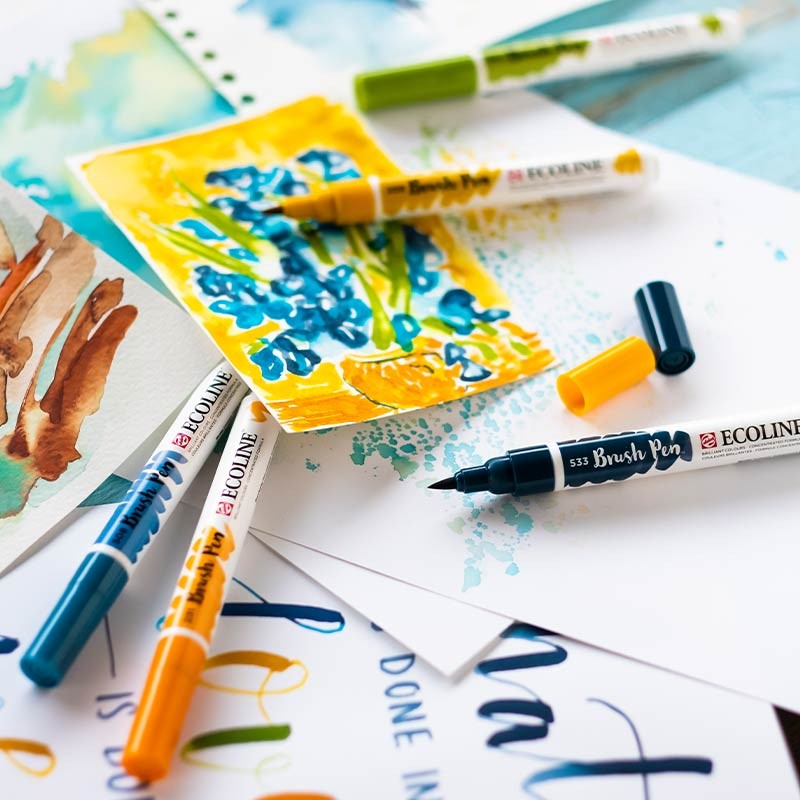 markery-ecoline-brush-pen-botanic-10szt-09